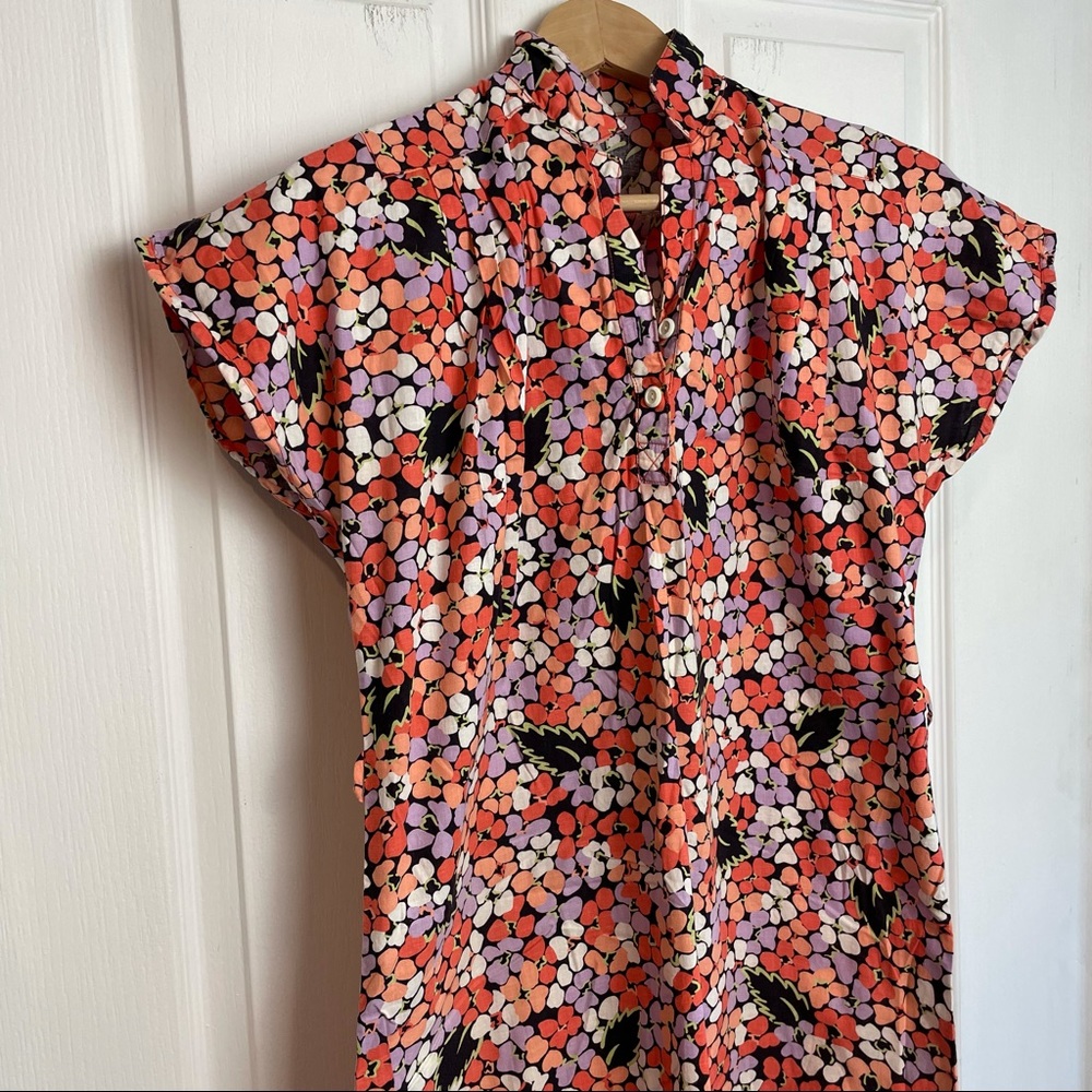Printed Retro Shirt Dress - Picture 7 of 11